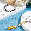 Tibetan Style Alloy Alphabet Slide Charms TIBEP-PH0004-49AS-5
