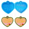 Heart with Tree of Life Pendant Silicone Molds DIY-I088-04-1