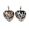 Natural Tiger Eye Pendants GG-CBA7610-04P-09-1