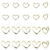 20Pcs 2 Styles Brass Linking Rings KK-YW0002-31-1