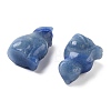 Dyed & Heated Natural Blue Aventurine Carved Figurines DJEW-L023-B01-2