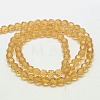 Eco-Friendly Glass Round Beads Strands EGLA-J042-8mm-M02-3