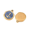 304 Stainless Steel Enamel Pendants STAS-P425-01G-07-2