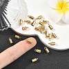 SHEGRACE Brass Cord Ends XGRQ2O120-434G-5