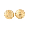 Ion Plating(IP) 304 Stainless Steel Stud Earrings for Women EJEW-P279-38G-1