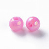 Opaque Acrylic Beads X-MACR-S370-D6mm-A02-2