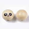 Natural Wood European Beads X1-WOOD-S055-16B-2
