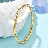 Texture 304 Stainless Steel Bangles for Women BJEW-Z092-14G-2