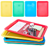 16Pcs 4 Colors Plastic Display Trays for Jewelry ODIS-HY0001-07-1