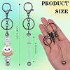 16Pcs Alloy Bar Beadable Keychain for Jewelry Making DIY Crafts KEYC-SZ0001-16B-2