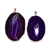 Natural Agate Big Pendants KK-F868-29-M-2