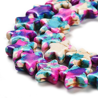 Synthetic Turquoise Beads Strands G-C101-G01-01-1