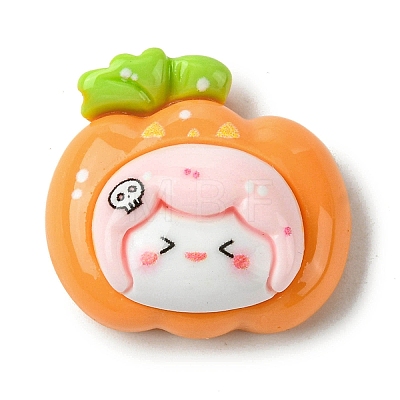 Halloween Theme Opaque Resin Decoden Cabochons CRES-Q219-03K-1