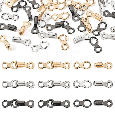 18Pcs 3 Colors Alloy Adjustable Jean Hook and Eye Hook FIND-TA0010-76-1