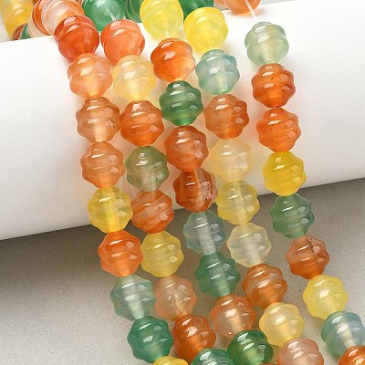 Natural Agate Beads Strands G-Z115-B01-1