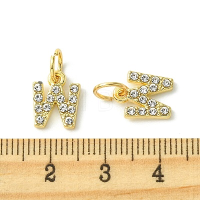 Rack Plating Alloy Rhinestone Pendants PALLOY-S187-01W-1