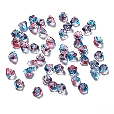 Transparent Czech Glass Beads GLAA-G070-05B-013-1