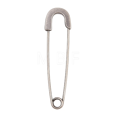 Alloy Extra Large Safety Pin Brooches JEWB-Z051-01P-05-1