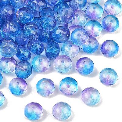 Two-Tone Transparent Acrylic Beads AC-CBAE44E-01A-02-1