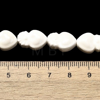 Handmade Porcelain Beads Strands PORC-I028-01P-1