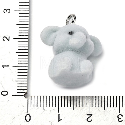 Flocky Animal Acrylic Pendants FIND-S001-06A-1