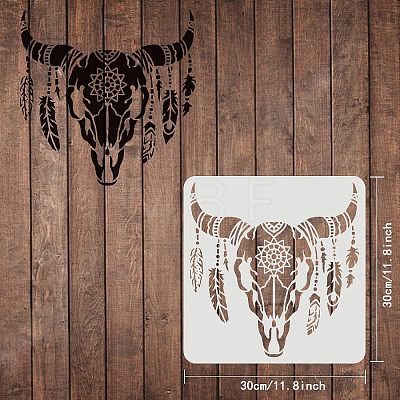 Plastic Reusable Drawing Painting Stencils Templates DIY-WH0172-487-1