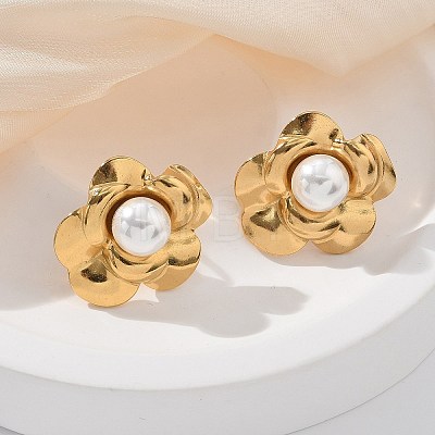 304 Stainless Steel Stud Earrings EJEW-Z084-05G-02-1