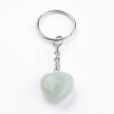 Natural Amazonite Keychain KEYC-F019-02R-1