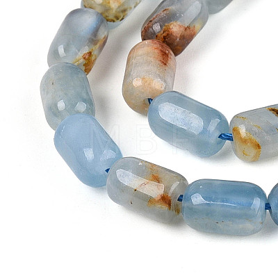 Natural Blue Calcite Beads Strands G-G980-53B-1