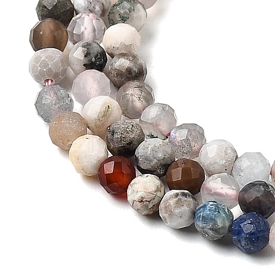 Natural Mixed Gemstone Beads Strands G-H336-A09-03-1