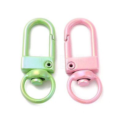 Spray Painted Alloy Swivel Clasps PALLOY-H131-11-1