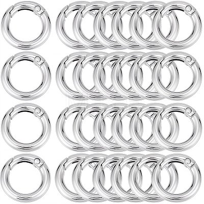 Zinc Alloy Spring Gate Rings FIND-SP0001-08A-1