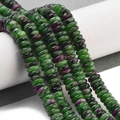 Natural Ruby in Zoisite Beads Strands G-Q159-B18-01-1