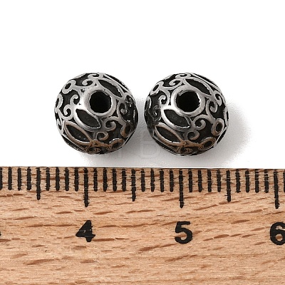 304 Stainless Steel Beads STAS-K255-20A-AS-1