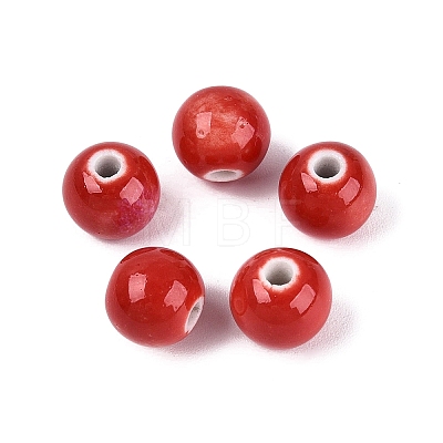 Vintage Handmade Porcelain Beads PORC-Q006-13A-29-1