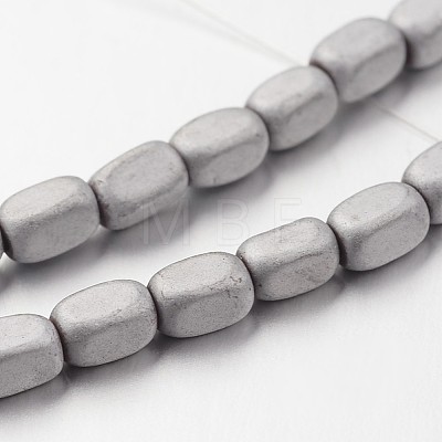 Electroplate Non-magnetic Synthetic Hematite Bead Strands G-F300-40B-F01-1