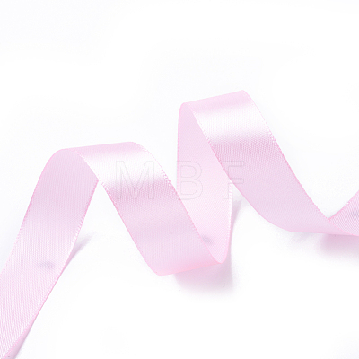 Breast Cancer Pink Awareness Ribbon Making Materials Single Face Satin Ribbon RC20mmY004-1