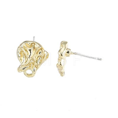 Alloy Stud Earring Findings PALLOY-N150-78LG-1