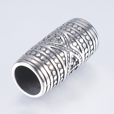 304 Stainless Steel Tube Beads STAS-I076-086AS-1
