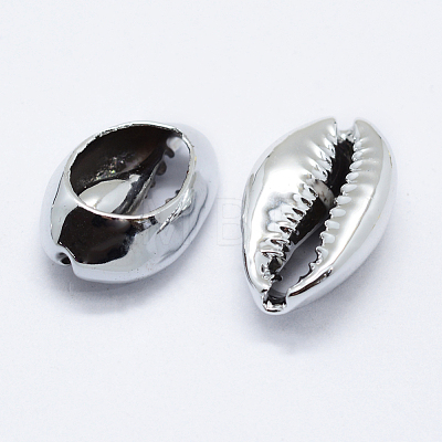 Electroplate Shell Beads BSHE-F004-12P-1