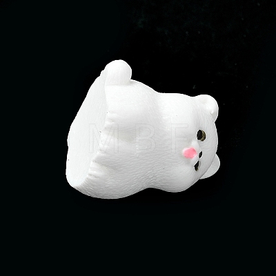 Resin Dog Figurines Ornament DJEW-E014-02D-1