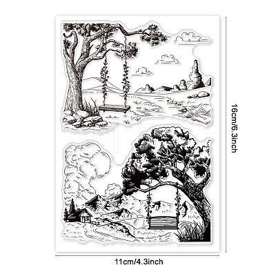 Custom PVC Plastic Clear Stamps DIY-WH0448-0319-1