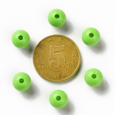 Opaque Acrylic Beads MACR-S370-C8mm-A06-1