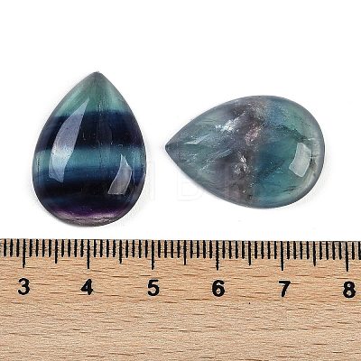 Natural Colorful Fluorite Cabochons G-I370-05A-1