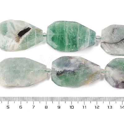 Natural Fluorite Beads Strands G-P548-B19-01-1