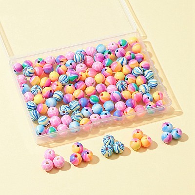 120Pcs 6 Colors Handmade Polymer Clay Beads CLAY-FS0001-33-1