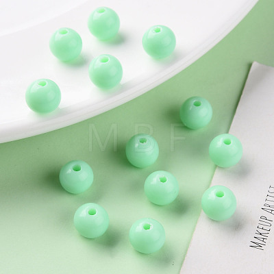 Opaque Acrylic Beads MACR-S370-C8mm-A05-1