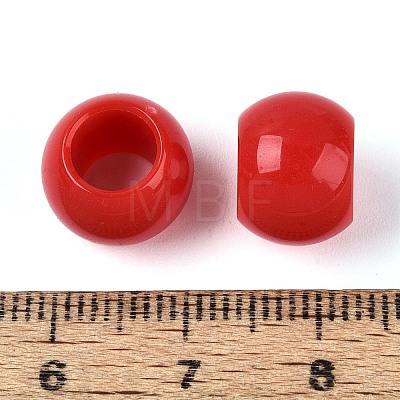 Opaque Acrylic Beads SACR-N018-05F-1