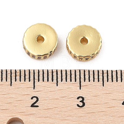 Rack Plating Brass Micro Pave Cubic Zirconia Beads KK-F879-14G-03-1