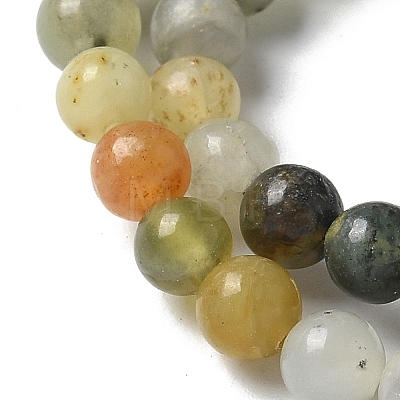 Natural New Jade Beads Strands G-F591-16-5MM-1
